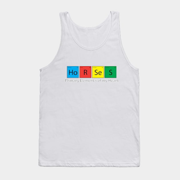 Horse Primary Elements! Tank Top by DickinsonDesign